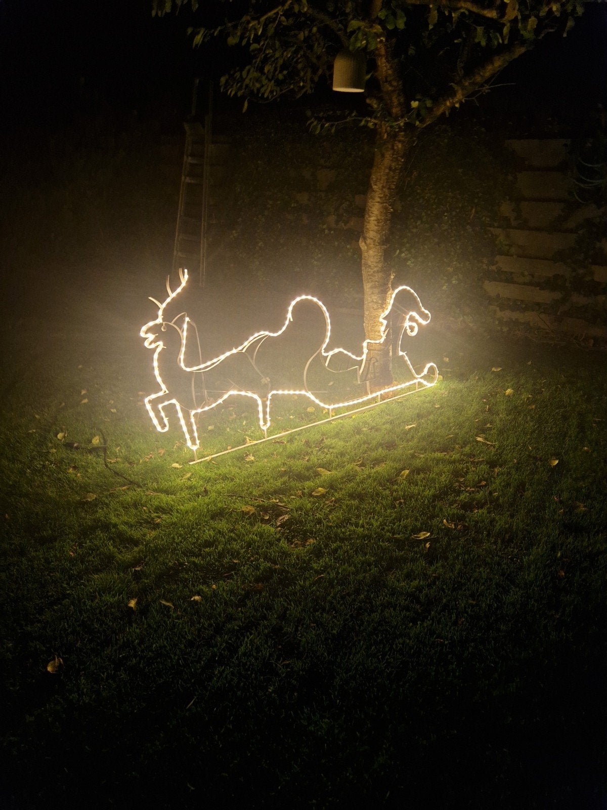 kerstman op arreslee, Diversen, Ophalen of Verzenden