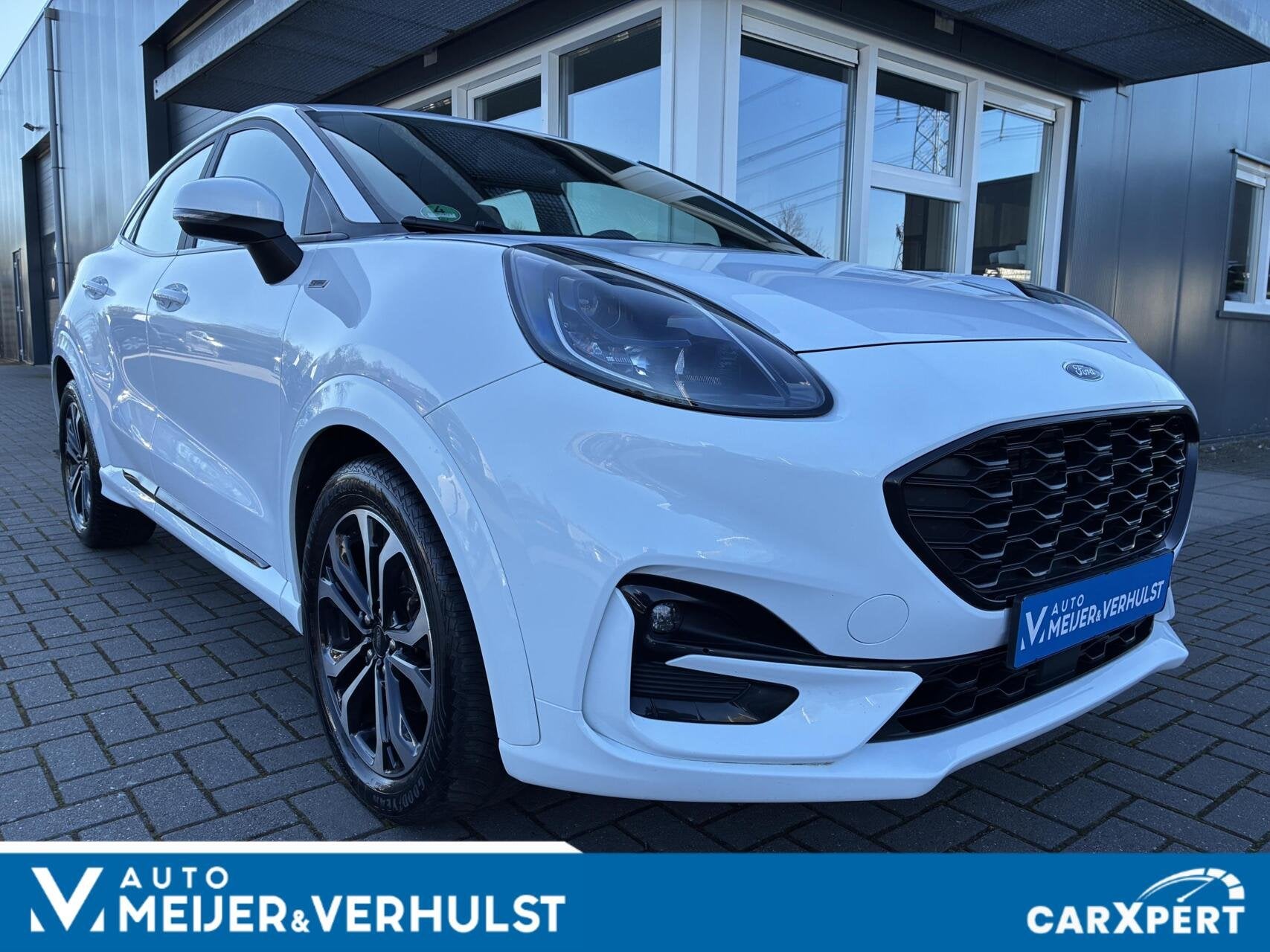 Ford Puma 1.0 EcoBoost Hybrid 125 PK ST-line | LED | WINTER, Auto's, Voorwielaandrijving, Zwart, Wit, Bedrijf