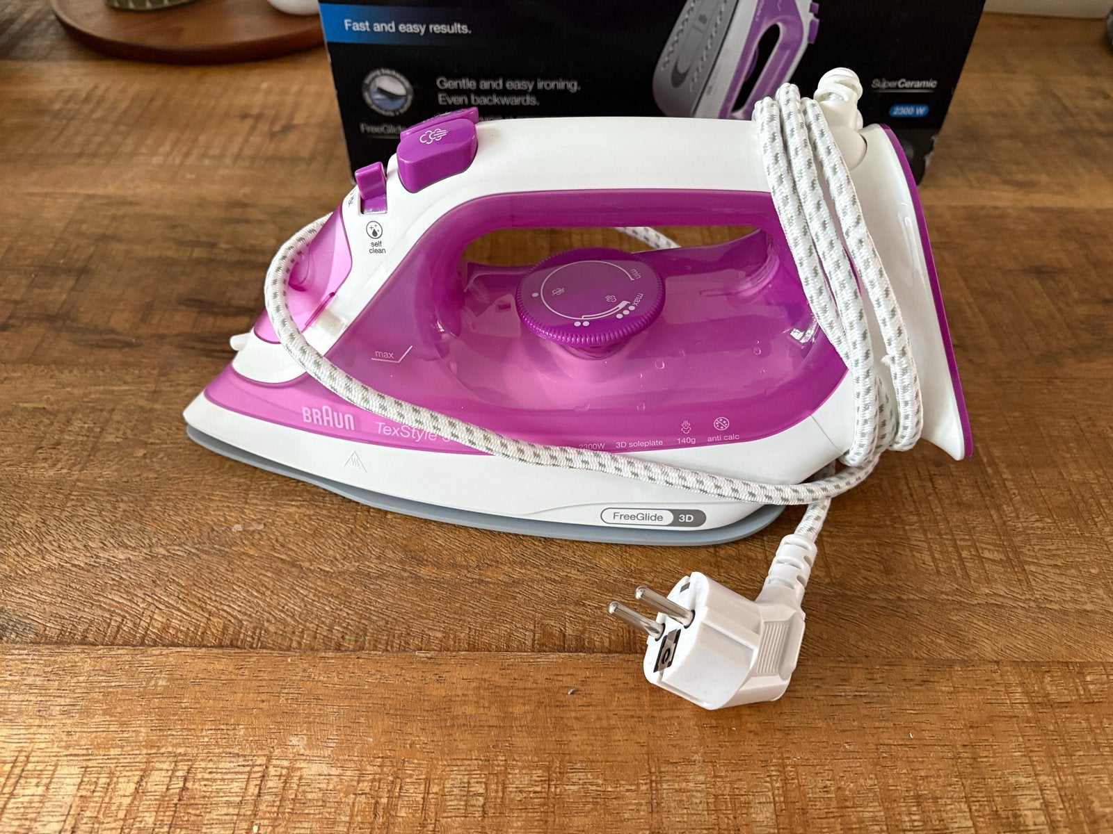 Braun TexStyle 3 Strijkijzer - Zo goed als nieuw, Ophalen of Verzenden, Zo goed als nieuw, Strijkijzer met snoer