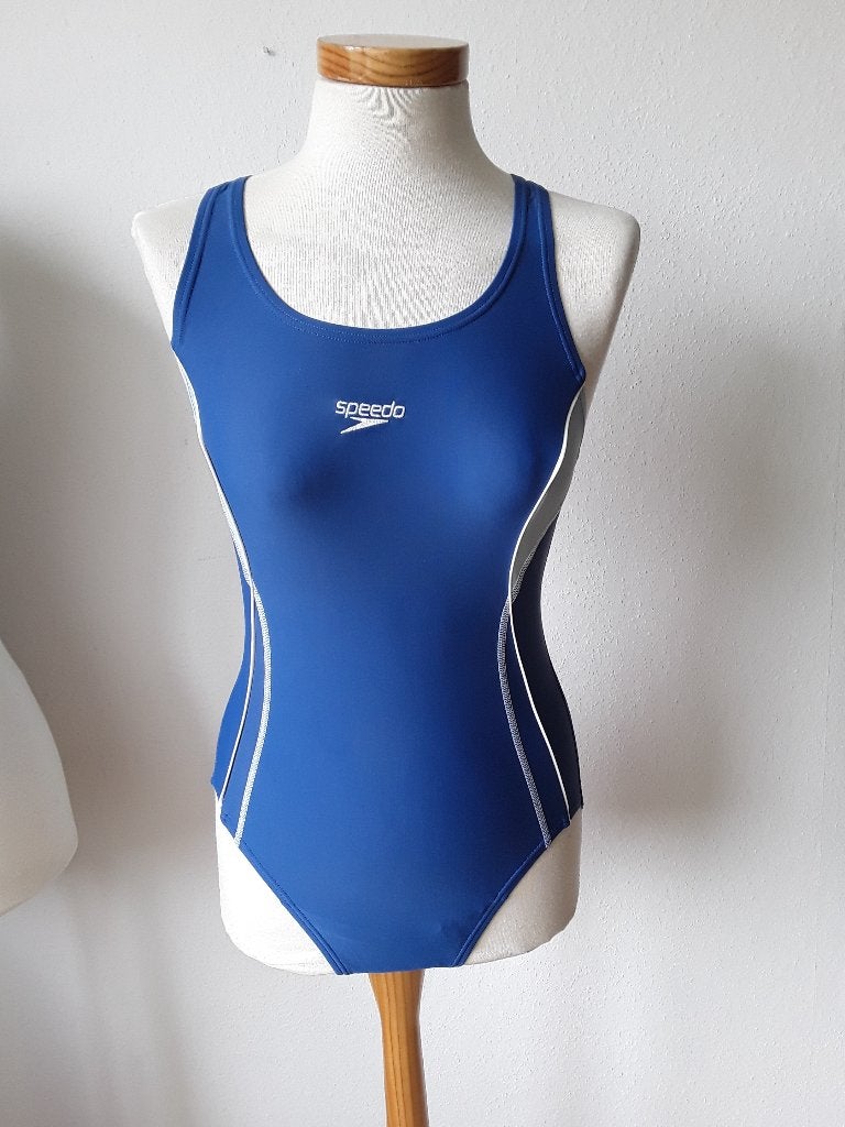 Speedo badpak in blauw mt 42, Nieuw, Badpak, Speedo, Verzenden