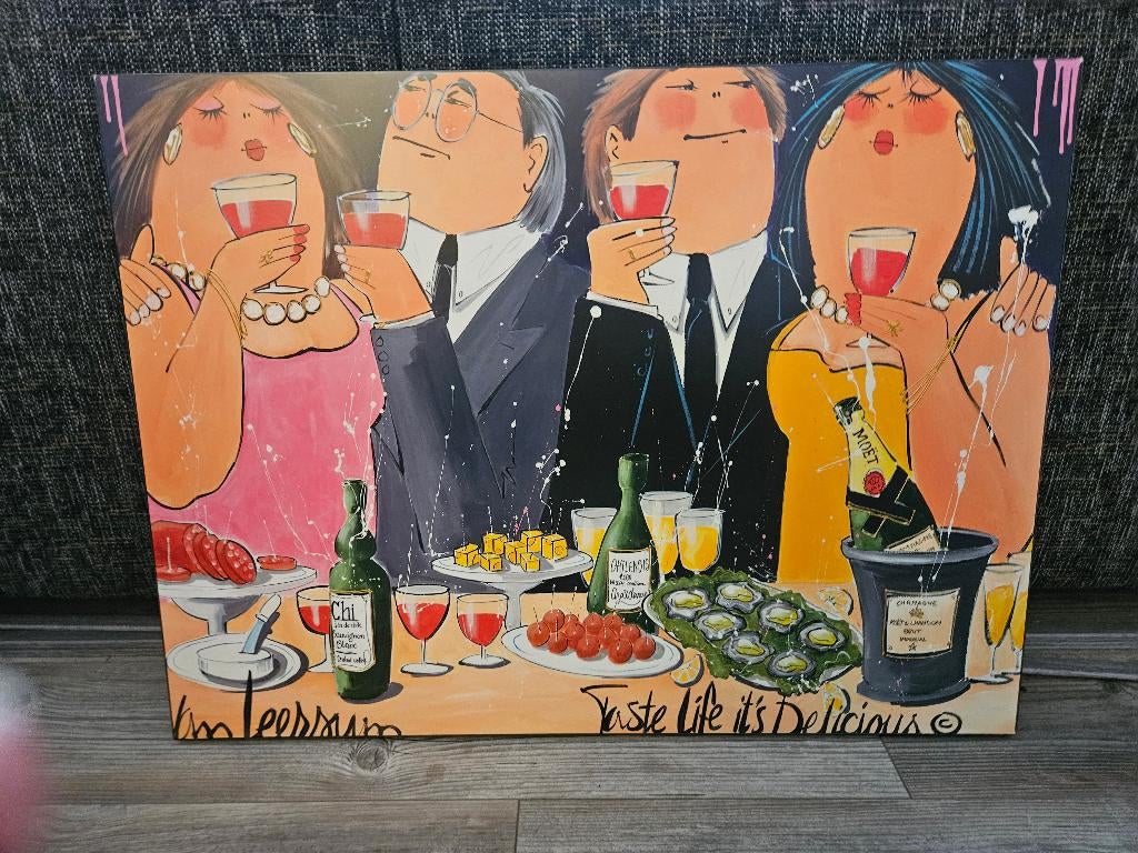 It's Delicious - 80 x 60 cm dikke dames 'Van Leersum, Ophalen of Verzenden