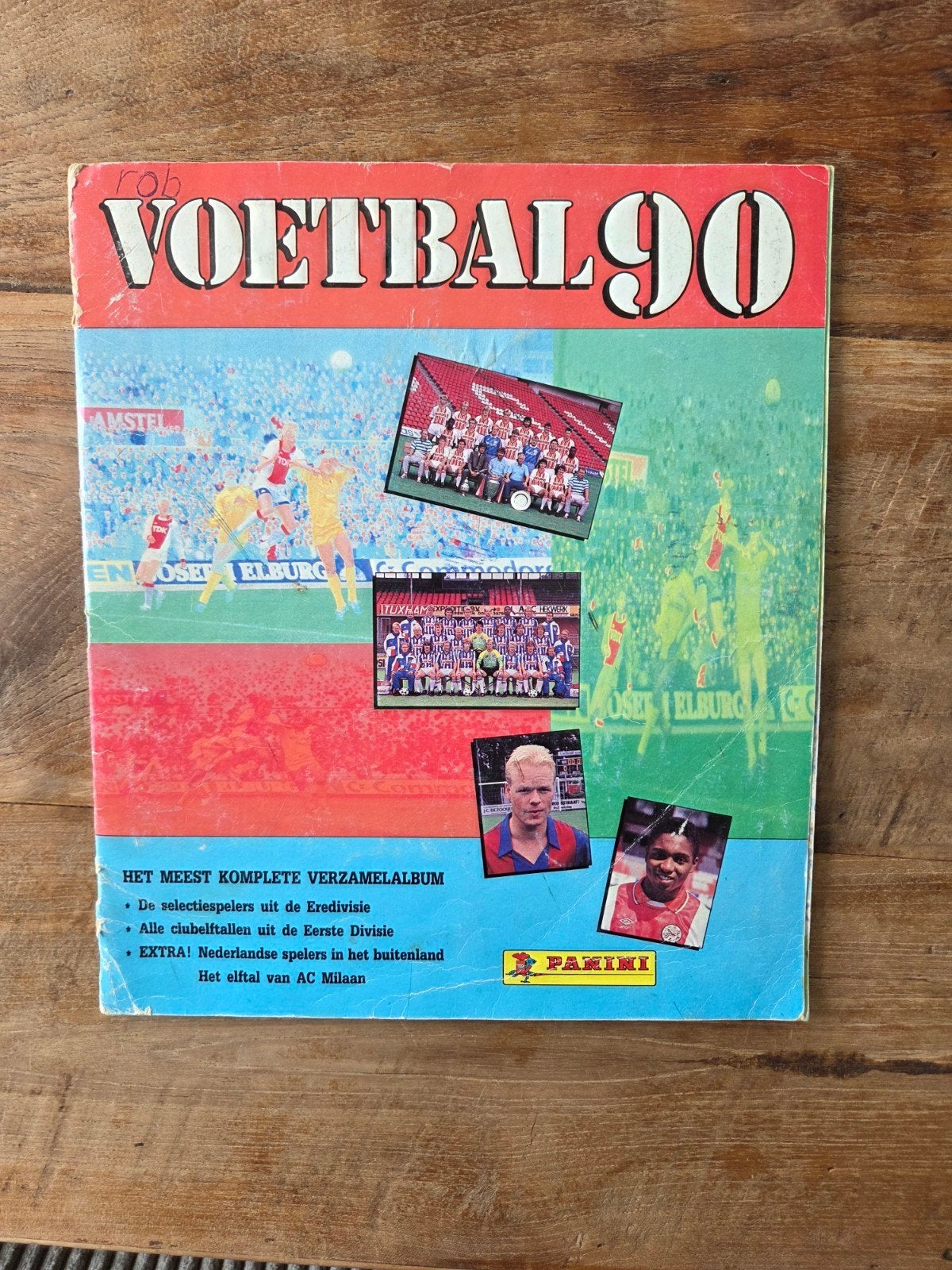 Panini Voetbal 90 verzamelalbum - Compleet, Ophalen of Verzenden, Gebruikt, Overige binnenlandse clubs, Boek of Tijdschrift