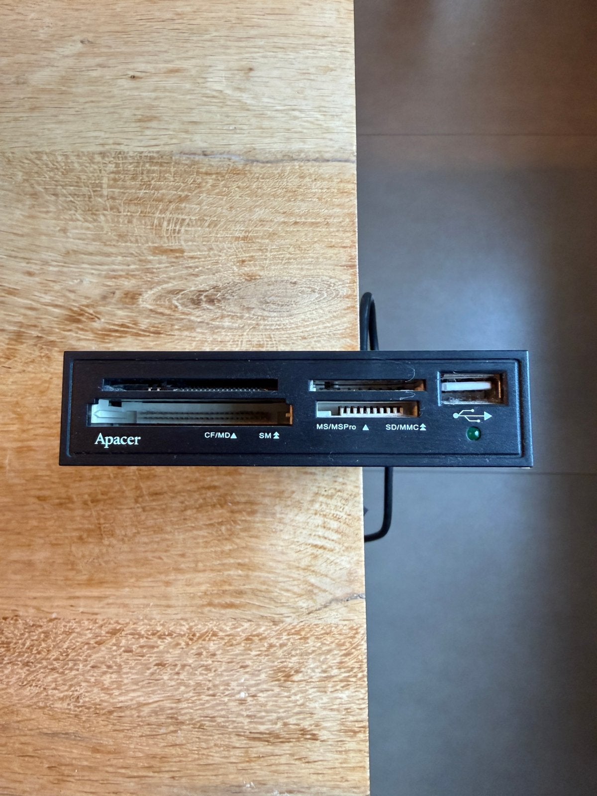 Apacer Interne Kaartlezer USB 2.0 voor PC, Ophalen of Verzenden, Gebruikt