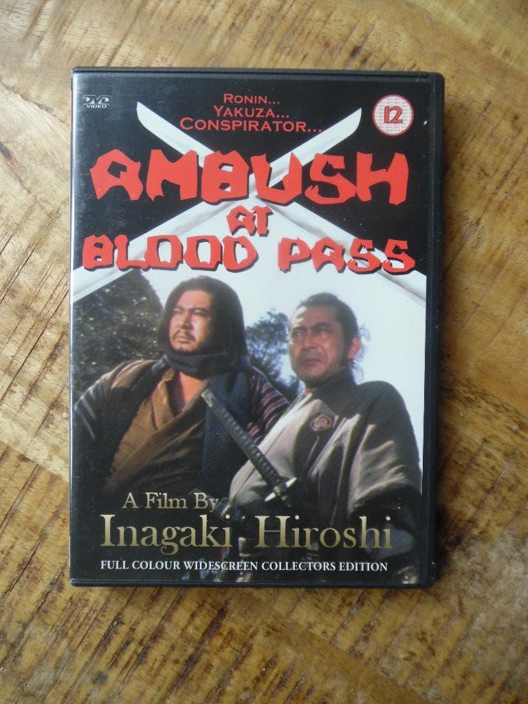 JAPAN SAMURAI - AMBUSH AT BLOOD PASS - TOSHIRO MIFUNE, Vanaf 16 jaar, Ophalen of Verzenden, Gebruikt, Overige gebieden