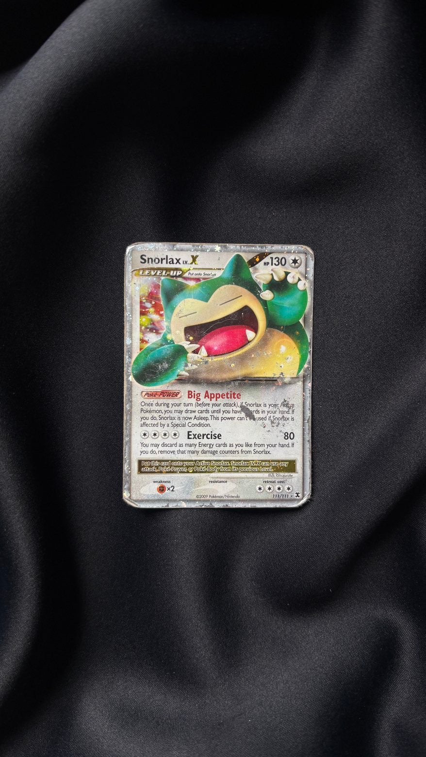 Snorlax LV.X (RR 111), Ophalen of Verzenden, Zo goed als nieuw