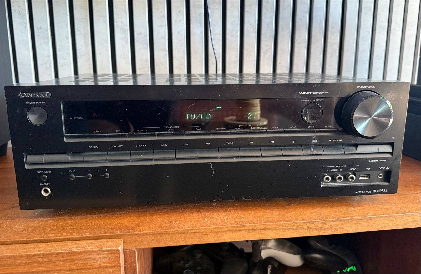 Onkyo TX-NR535 AV Receiver - Zo goed als nieuw, Ophalen, Zo goed als nieuw, 60 tot 120 watt, Onkyo