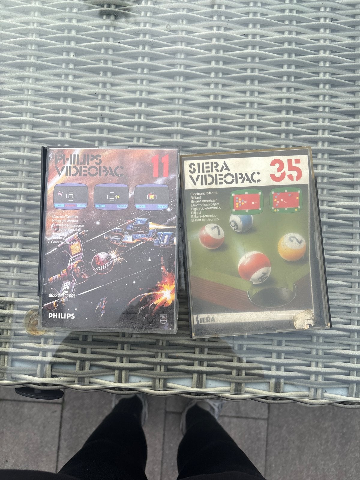 Philips Videopac 11 en Siera Videopac 35 - Retro Games, Spelcomputers en Games, Ophalen of Verzenden, Gebruikt