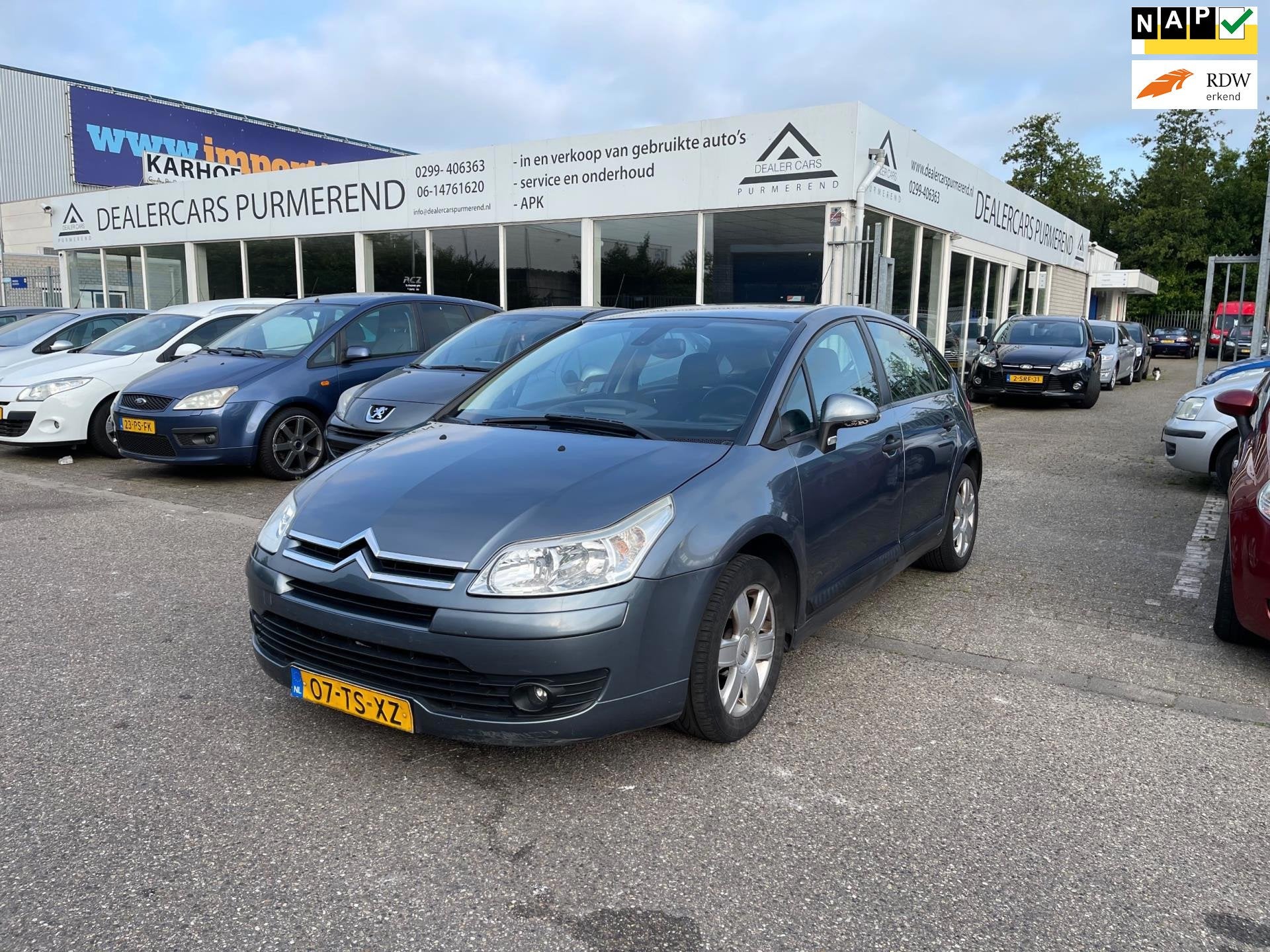 Citroen C4 1.4-16V Image, Voorwielaandrijving, Dealer onderhouden, Stof, 4 cilinders