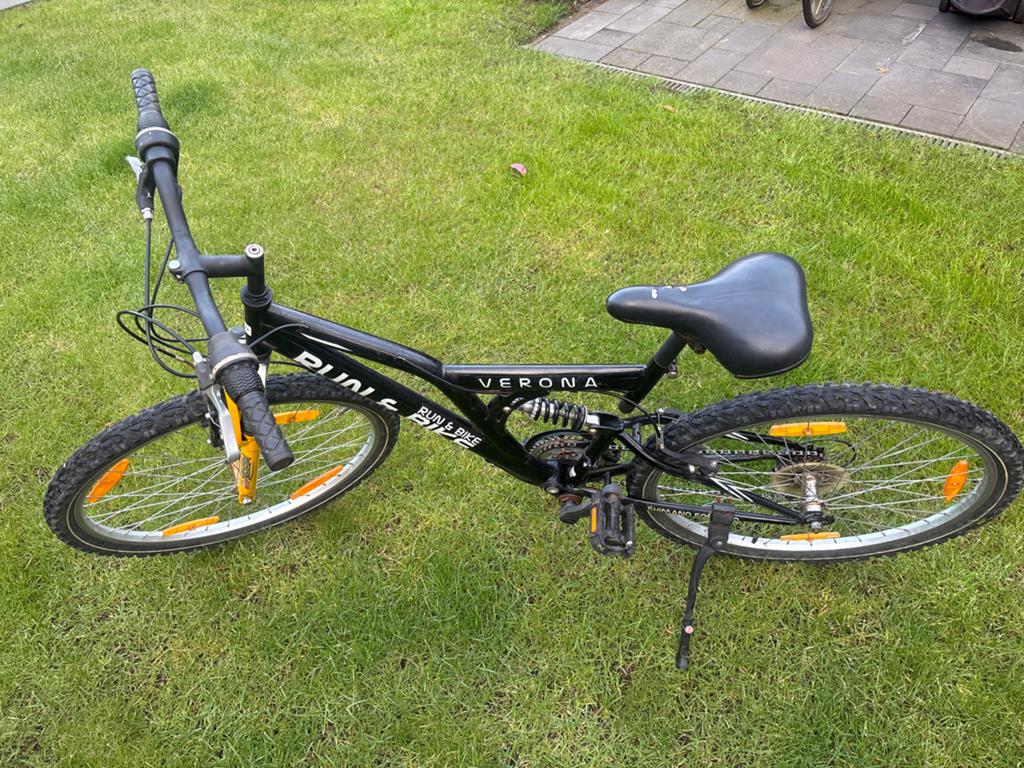 RUN & BIKE Verona mountainbike, 24 inch of meer, Gebruikt, Staal, Velgrem