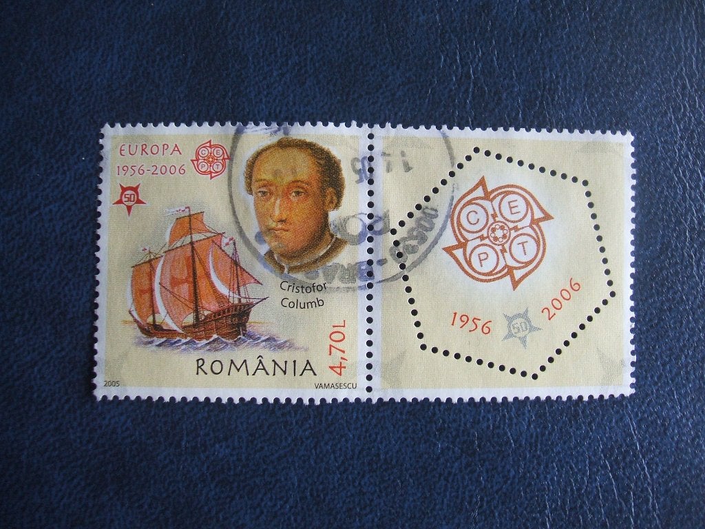 Roemenie Columbus, Ophalen of Verzenden, Overige landen, Gestempeld