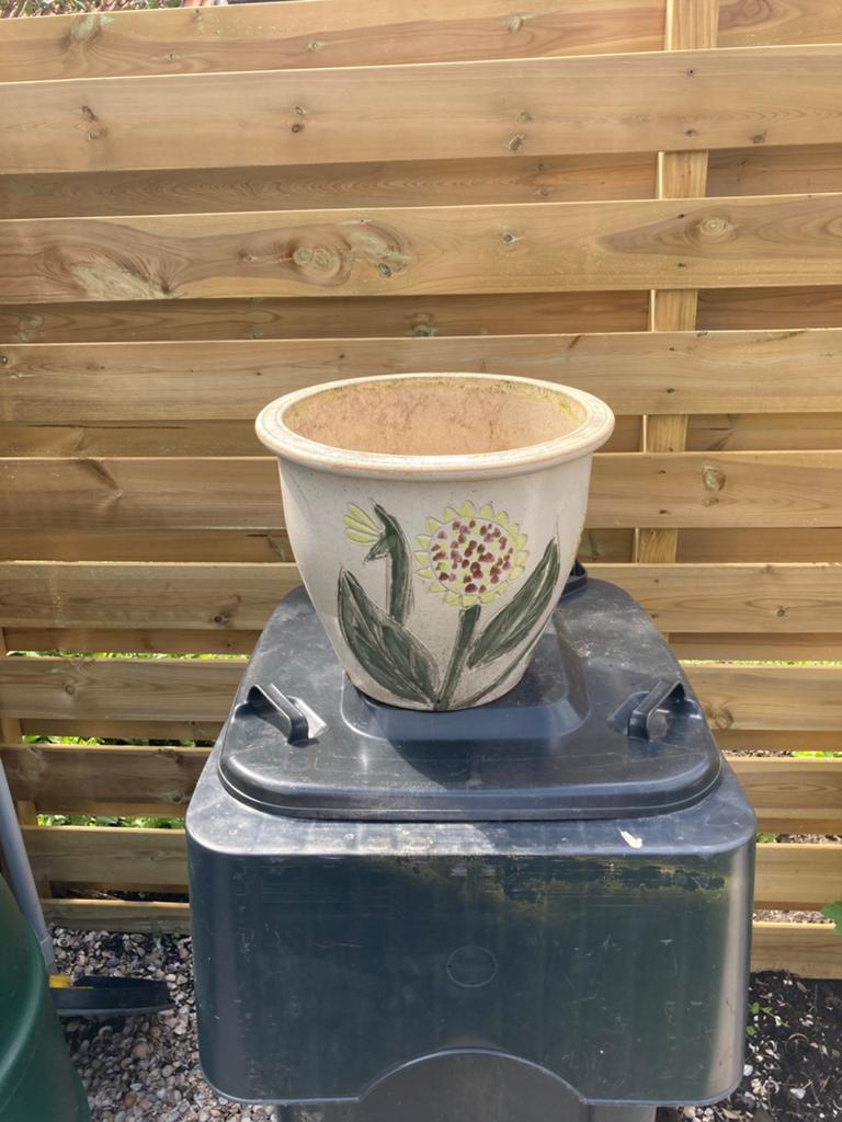 Bloempot voor buiten, Steen, Minder dan 30 cm, Rond, Ophalen of Verzenden