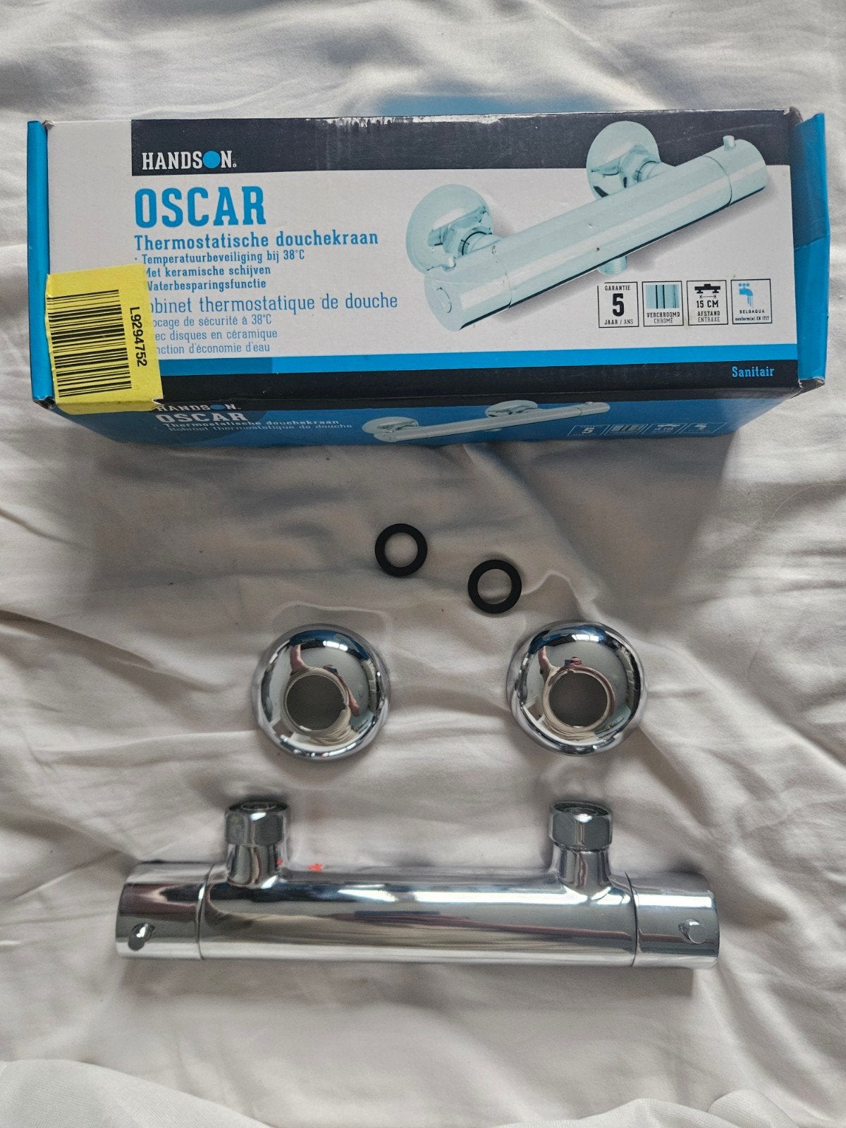 Hands-on Oscar Thermostatische Douchekraan Chroom, Ophalen of Verzenden, Nieuw, Chroom, Douche