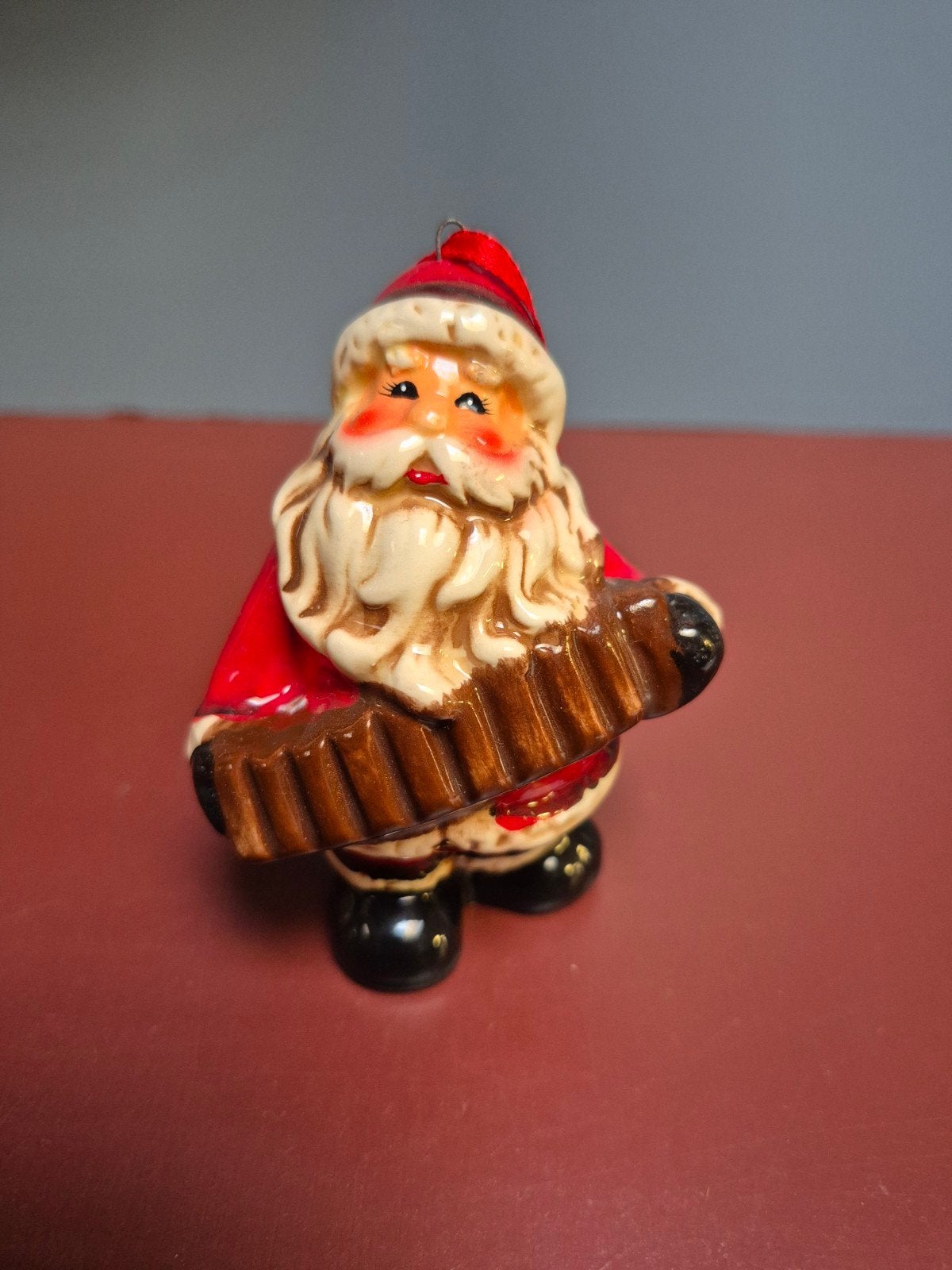 Kerstman met accordeon, Ophalen of Verzenden