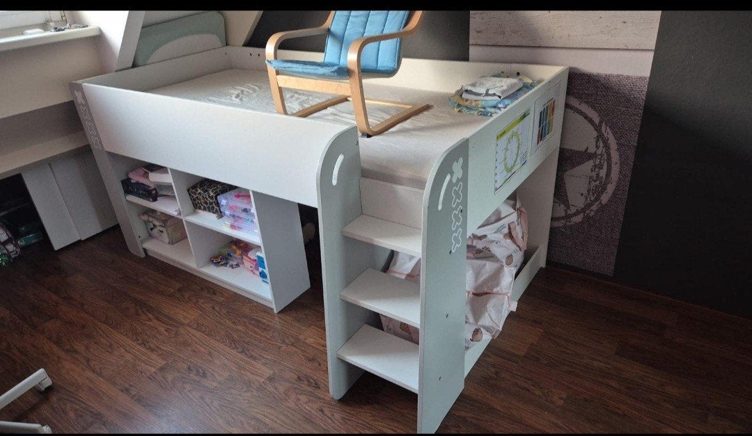 mooi kinder bed half slaper MET SPOED WEG!, Ophalen, Gebruikt