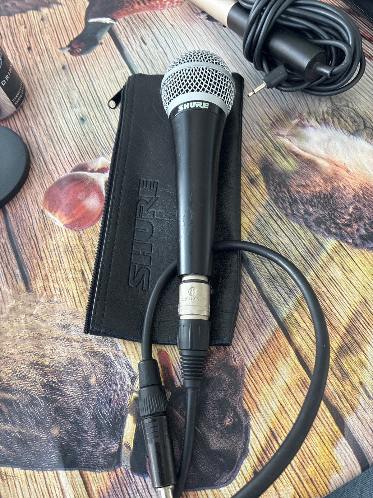Diverse microfoons: Shure, Philips, EV, Sennheiser, Verzenden, Gebruikt, Overige typen, Draadloos