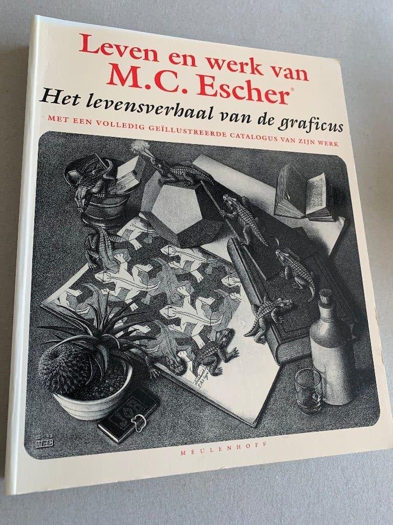 F.H. Bool, Escher e.a.- Leven en werk van M.C. Escher ( Boek, Gelezen, F.H. Bool, Escher e.a., Verzenden, Schilder- en Tekenkunst