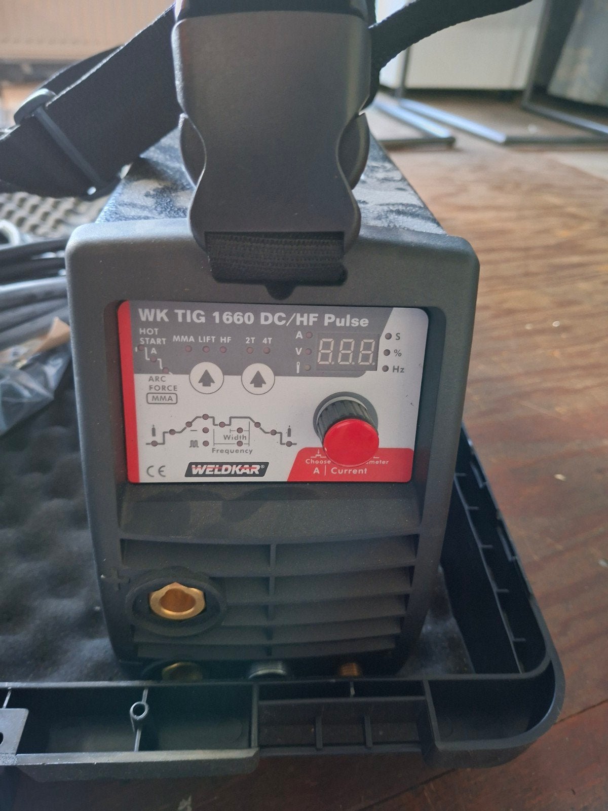 Weldkar WK TIG 1660 DC/HF Pulse lasapparaat met toebehoren, Ophalen, Nieuw, 150 tot 250 ampère, Tig