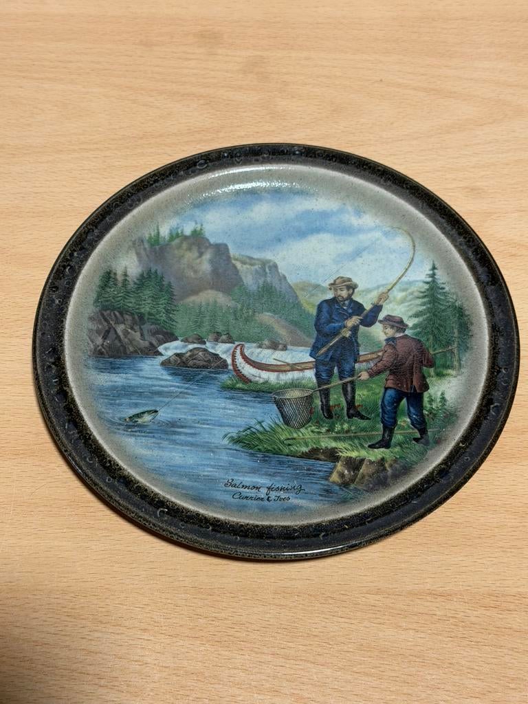Vintage West-Duits visbord, 19 cm, Ophalen of Verzenden