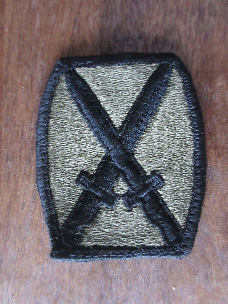 Patch US Army10th Mountain Division, Ophalen of Verzenden, Amerika, Embleem of Badge