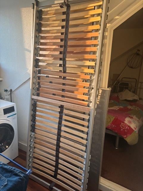 Lattenbodems 80x210 cm, Ophalen, Eenpersoons, 210 cm, Zo goed als nieuw