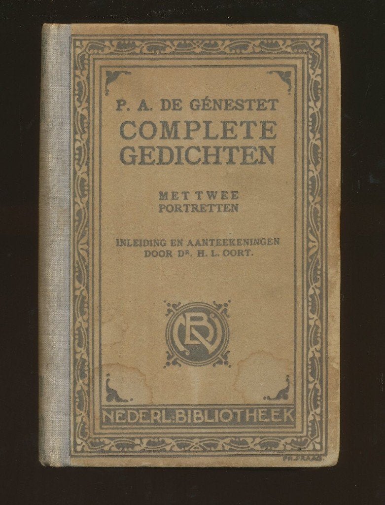 OORT, H.L: P.A. Genestet complete gedichten, Gelezen, Ophalen of Verzenden, Nederland, Genestet / Oort, H.I
