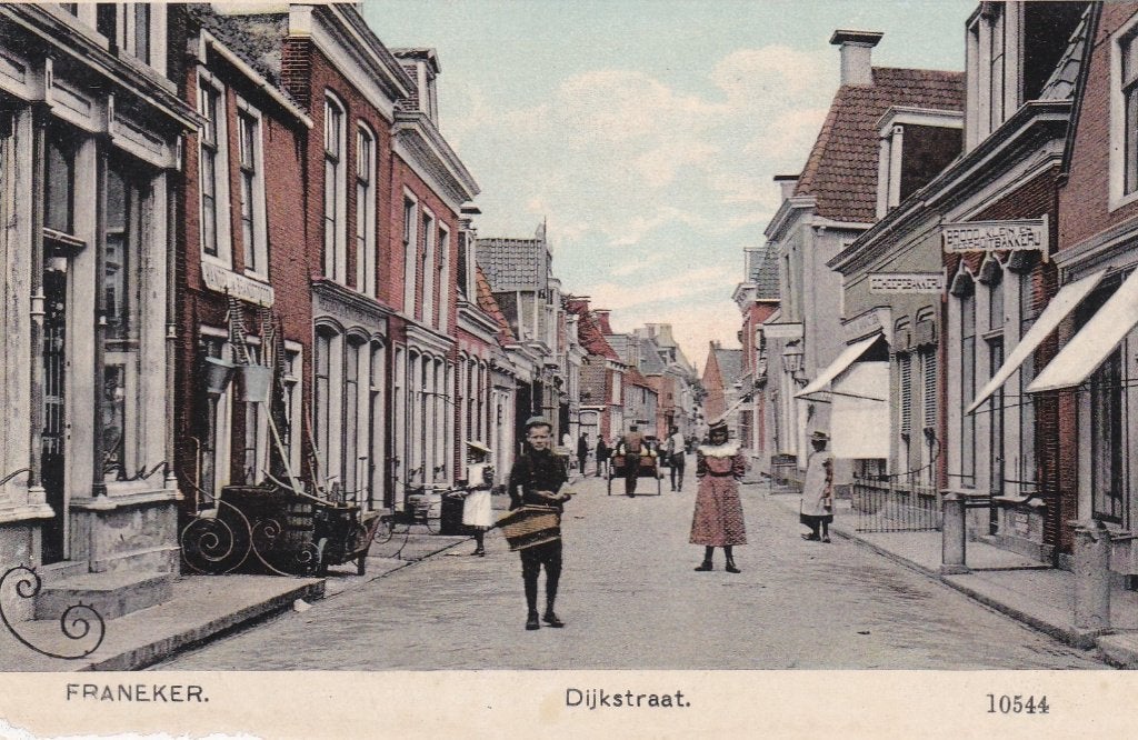 18610 Franeker Dijkstraat 10544 Friesland Hitzum Peins, Verzenden, 1920 tot 1940, Ongelopen, Friesland