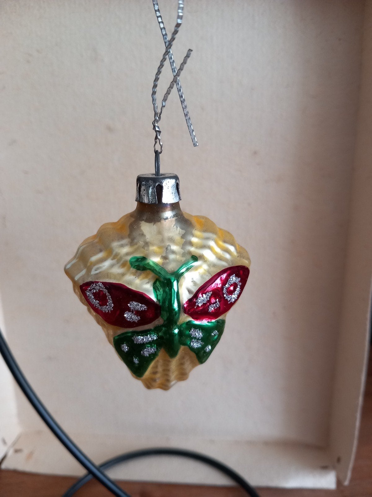 Vintage kerstbal, Ophalen, Gebruikt