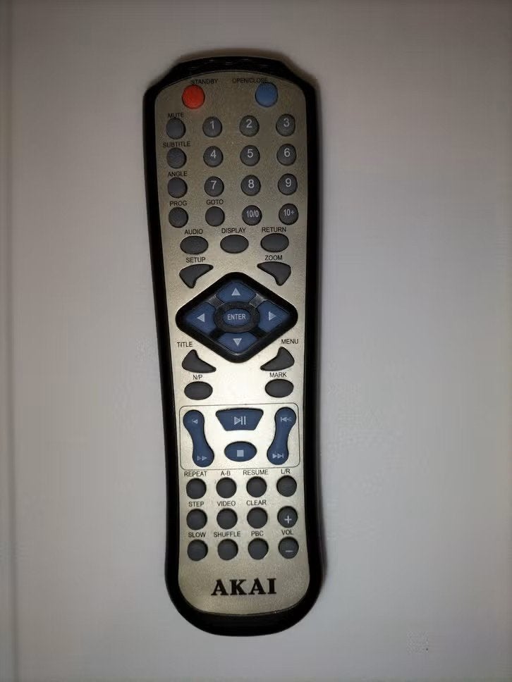 Originele Akai Afstandsbediening voor DVD-spelers, Ophalen of Verzenden, Dvd