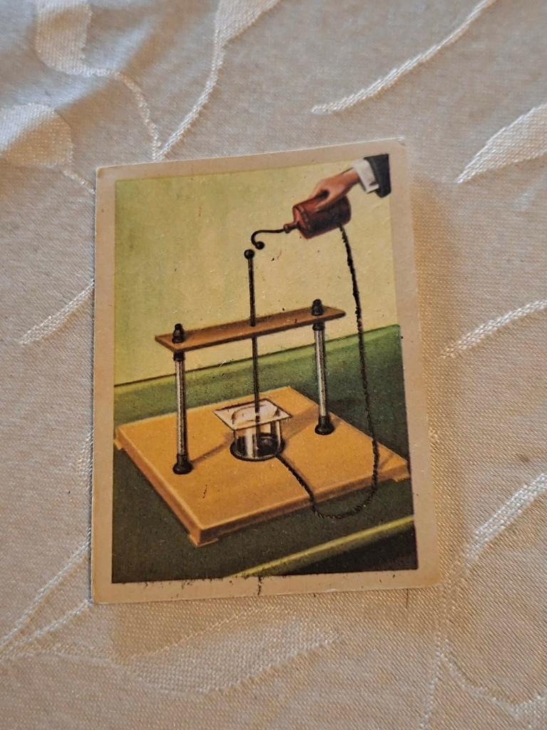 Prentje/Chromo : De Leidse fles / Chocolade Jacques, Verzamelen, Gebruikt, Verzenden, Voor 1940, Prent