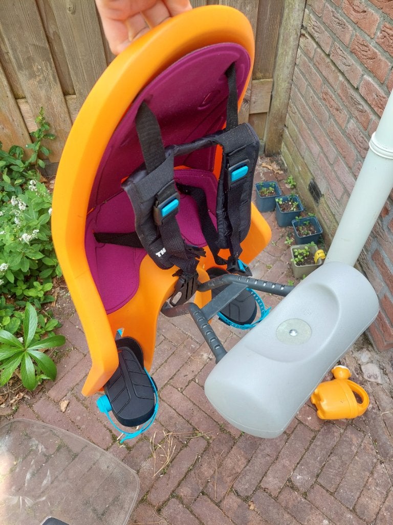 Fietsstoeltje, Ophalen, Gebruikt