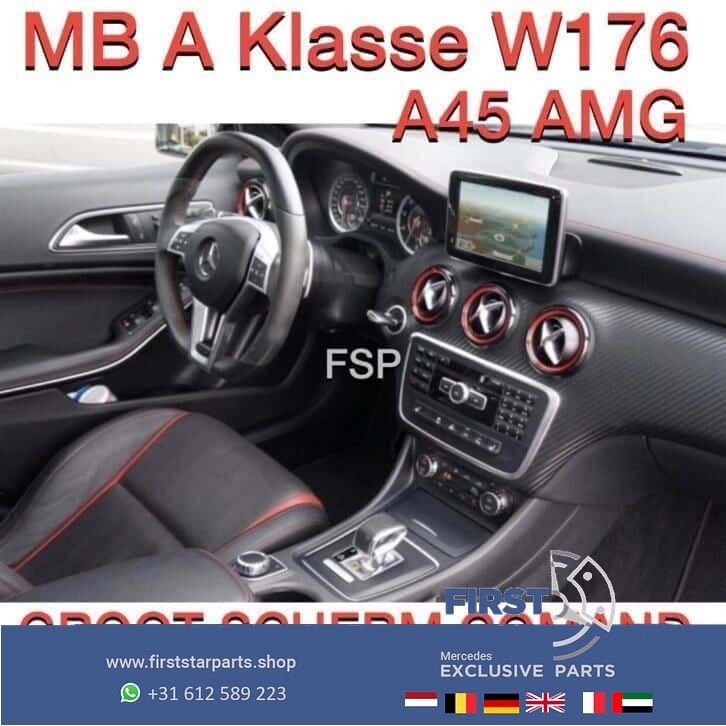 W176 A45 AMG Comand online Set Groot scherm Navigatie Radio, Gebruikt, -, -, Ophalen of Verzenden