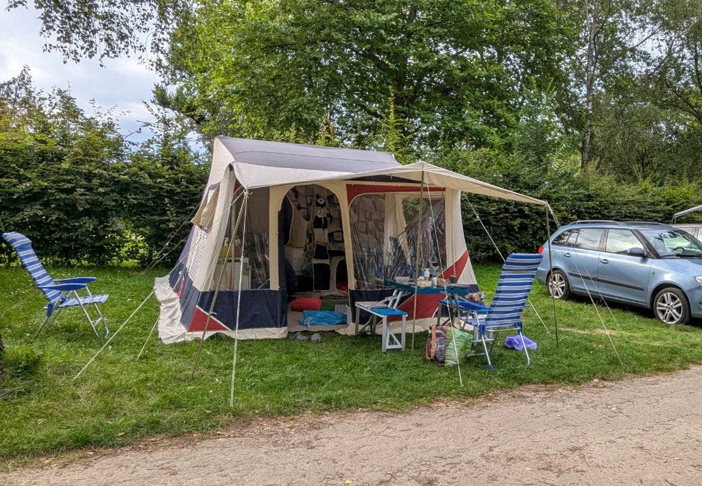 vouwwagen Jametic, Caravans en Kamperen, Vouwwagens, Jamet, tot en met 4, Meerkleurig, Aanwezig, Ophalen