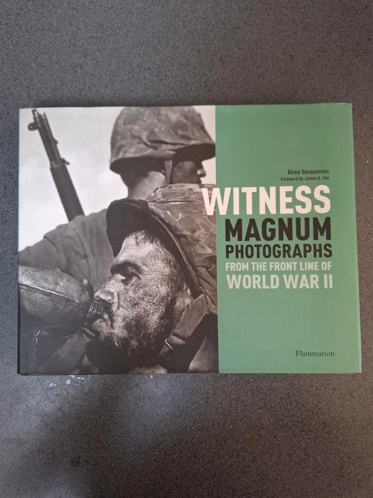 WITNESS MAGMUM PHOTOGRAPHS F5OM THE FTONT LINE OF WW2, Ophalen of Verzenden, Boek of Tijdschrift