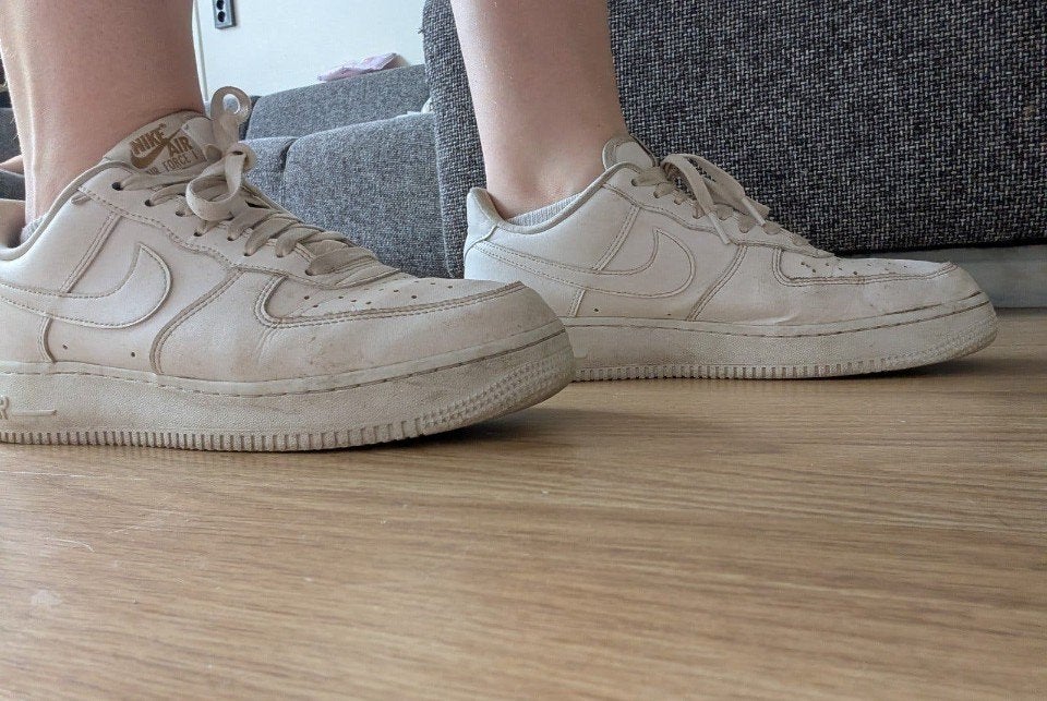 Witte gedragen Dames Nike Air Force 1 maat 42, Verzenden, Wit, Sneakers of Gympen