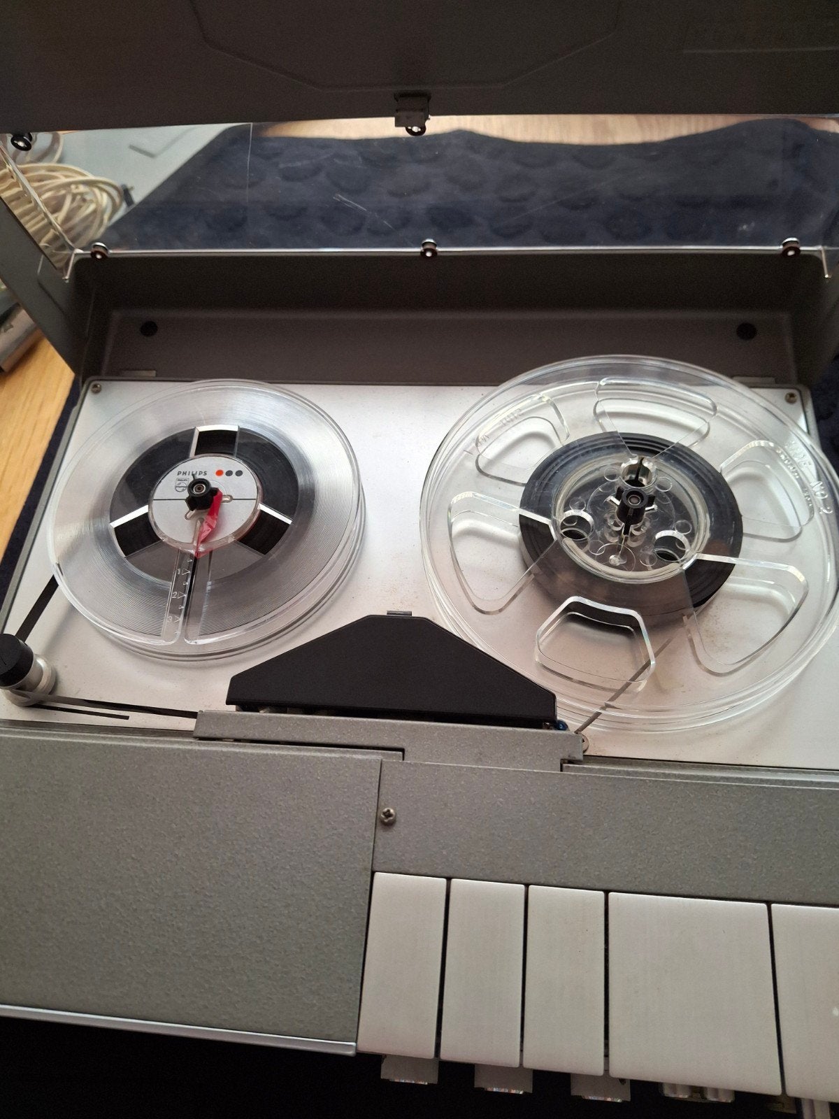 UHER 4200 Report Stereo IC Bandrecorder met accessoires, Audio, Tv en Foto, Bandrecorders, Ophalen of Verzenden, Bandrecorder