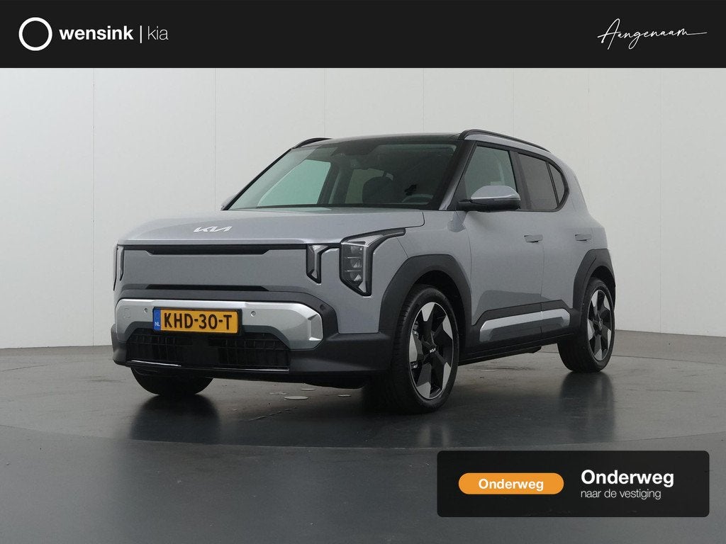 Kia EV2 Plus Advanced 42.2 kWh 4p. | Glazen schuif-/kantelda, Auto's, Kia, Stof, Automatische klimaatregeling, 4 stoelen, Origineel Nederlands