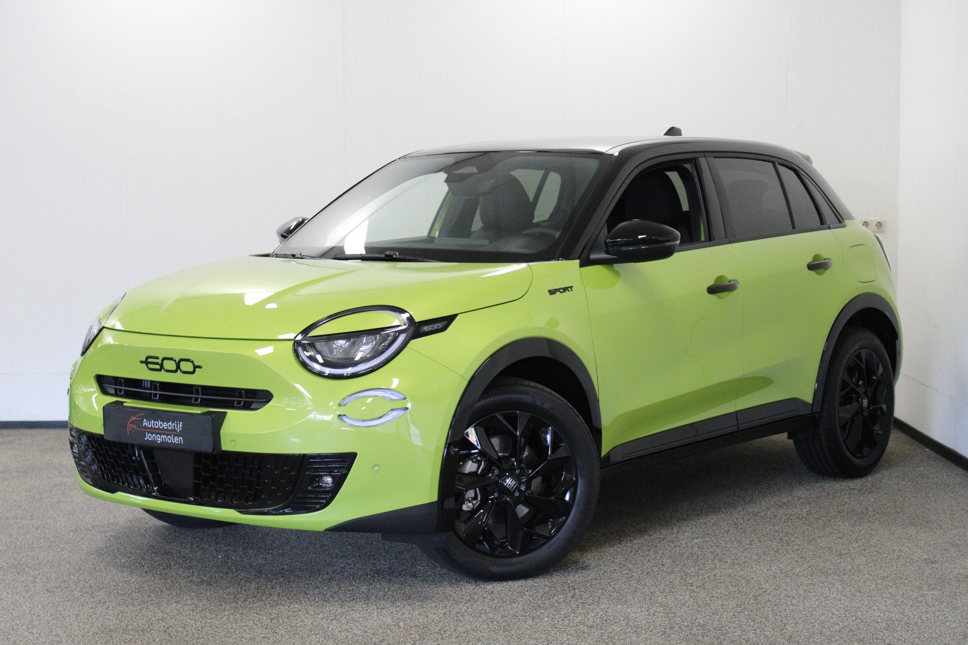 Fiat 600 1.2 Hybrid Sport (bj 2026, automaat), Gebruikt, Bedrijf, Hybride Elektrisch/Benzine, 3 cilinders