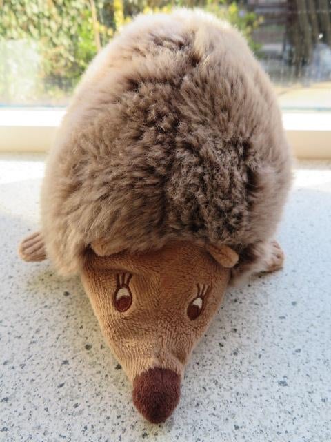 Egel van IKEA zacht velours meet ca 26 cm, IKEA, Overige typen, Ophalen of Verzenden, Zo goed als nieuw