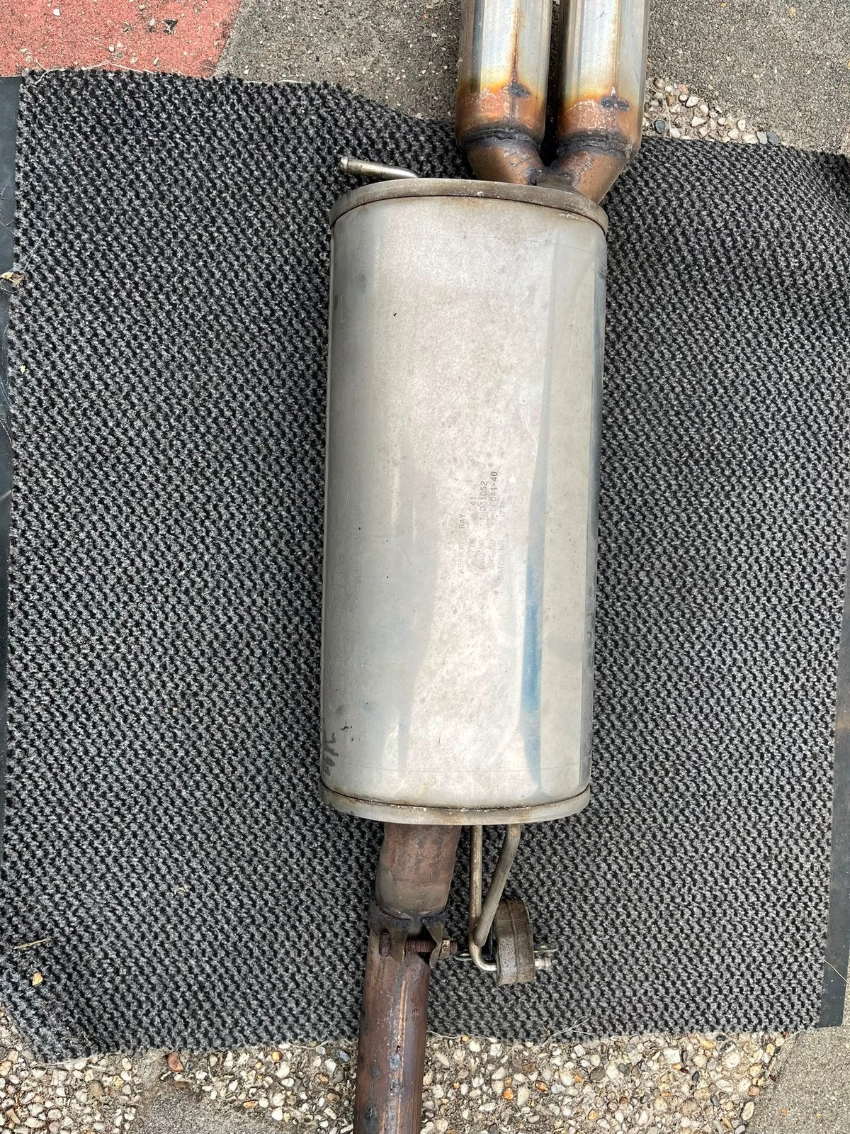 RVS uitlaat Simons 2.5 inch Seat Leon 1 m  1.8 20 vt, Auto-onderdelen, Uitlaatsystemen, Ophalen, Gebruikt, Seat