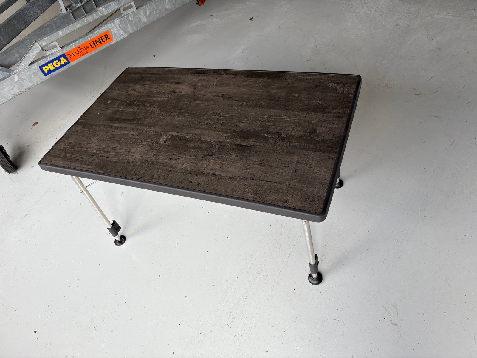 Dukdalf Stabilitic-3 Houtlook Campingtafel, Ophalen, Gebruikt, Campingtafel