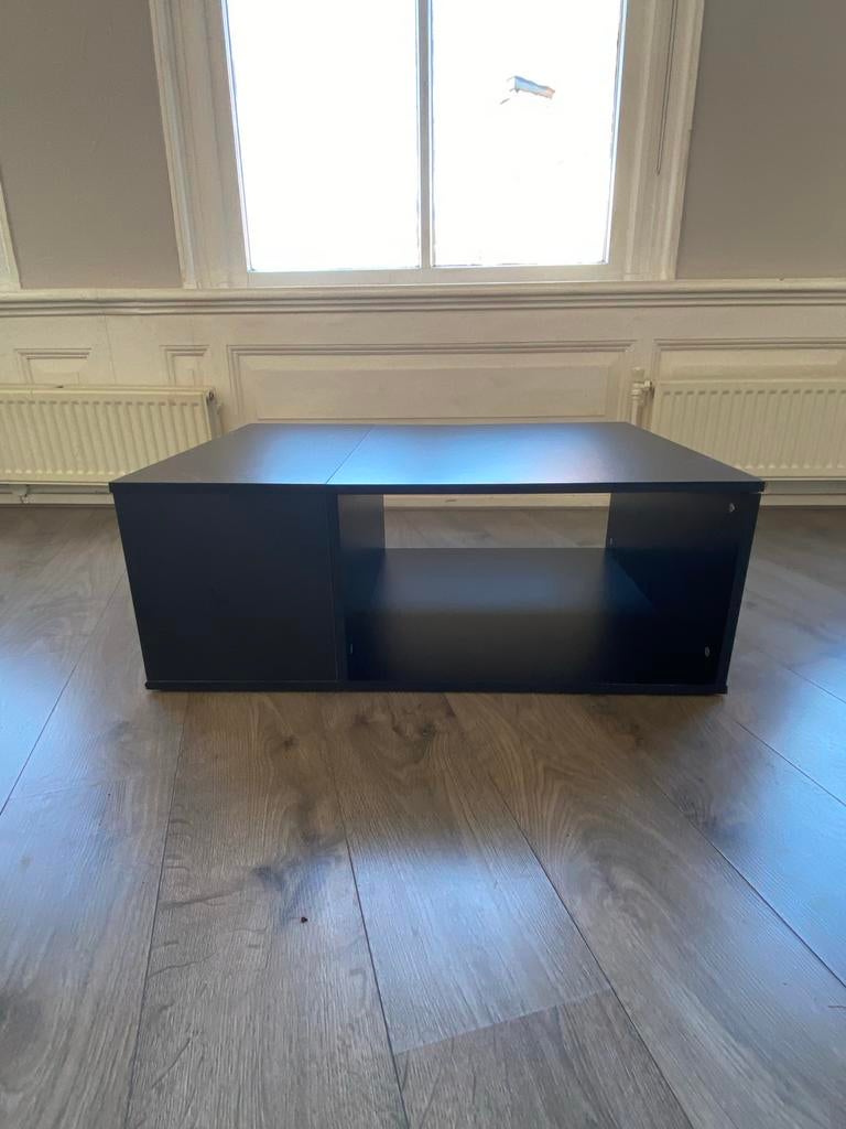 Zwarte Koffietafel in Nieuwstaat - Modern Design, Huis en Inrichting, Tafels | Salontafels, Ophalen, Overige materialen, 50 tot 100 cm