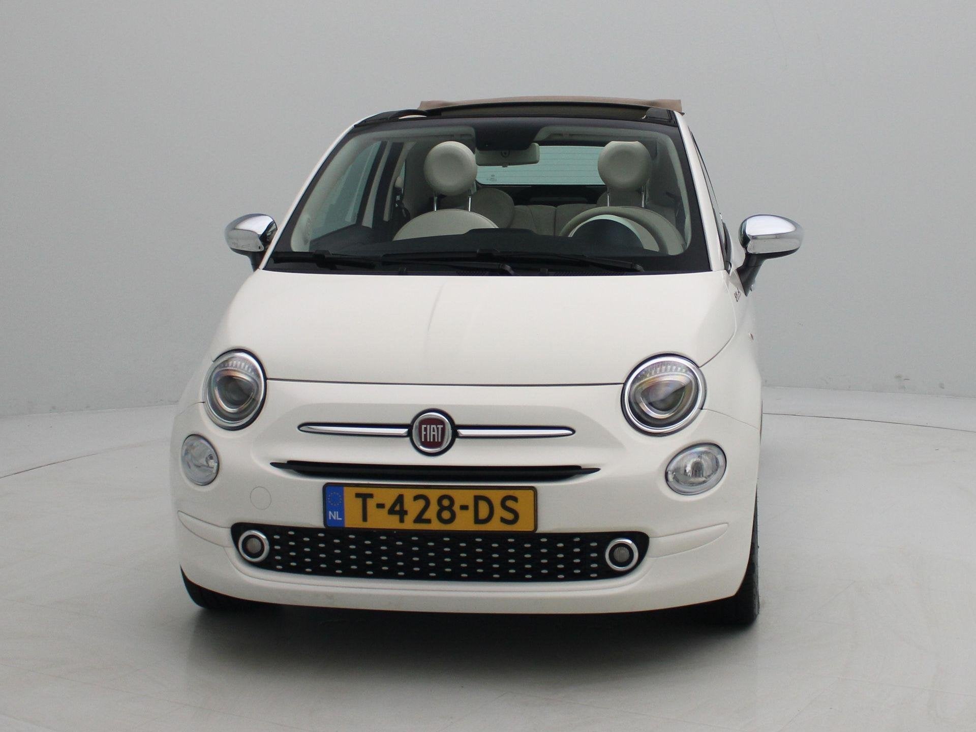 Fiat 500 C 1.0 Hybrid Dolcevita | Climate Controle | Unieke, Auto's, Stof, Euro 6, Cabriolet, 4 stoelen