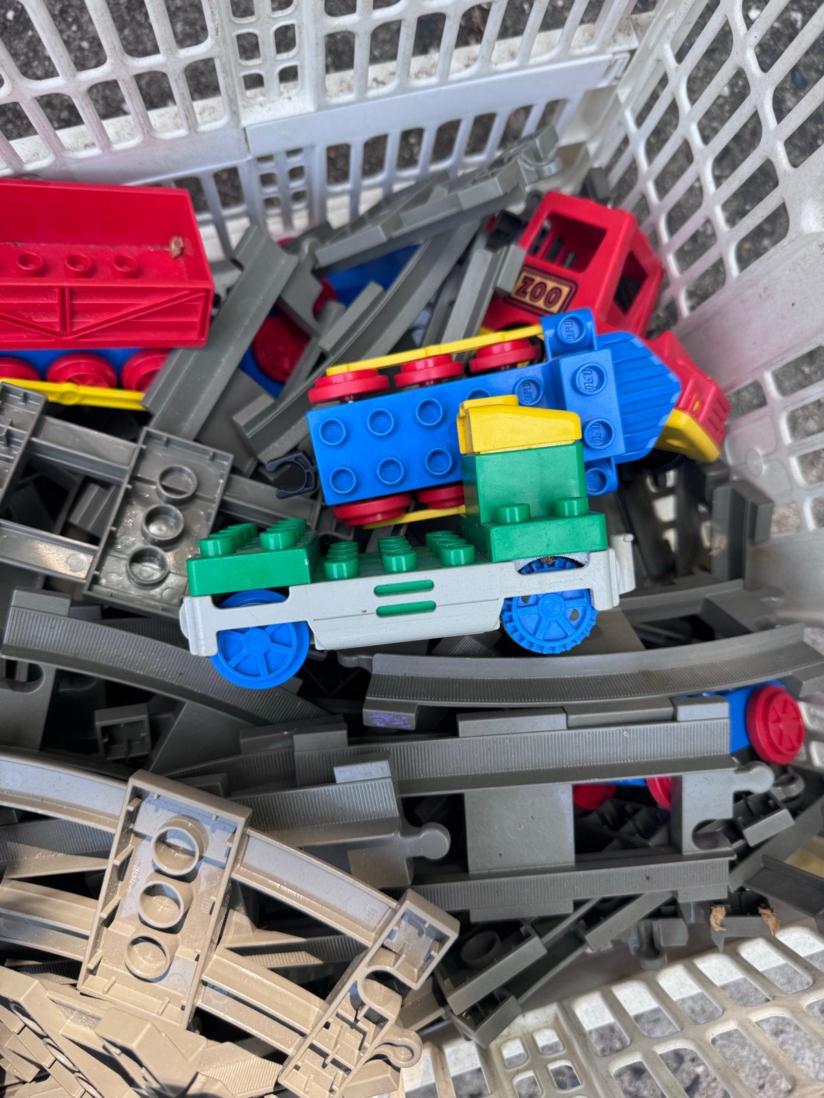 Duplo treinbaan, Ophalen, Gebruikt, Overige merken