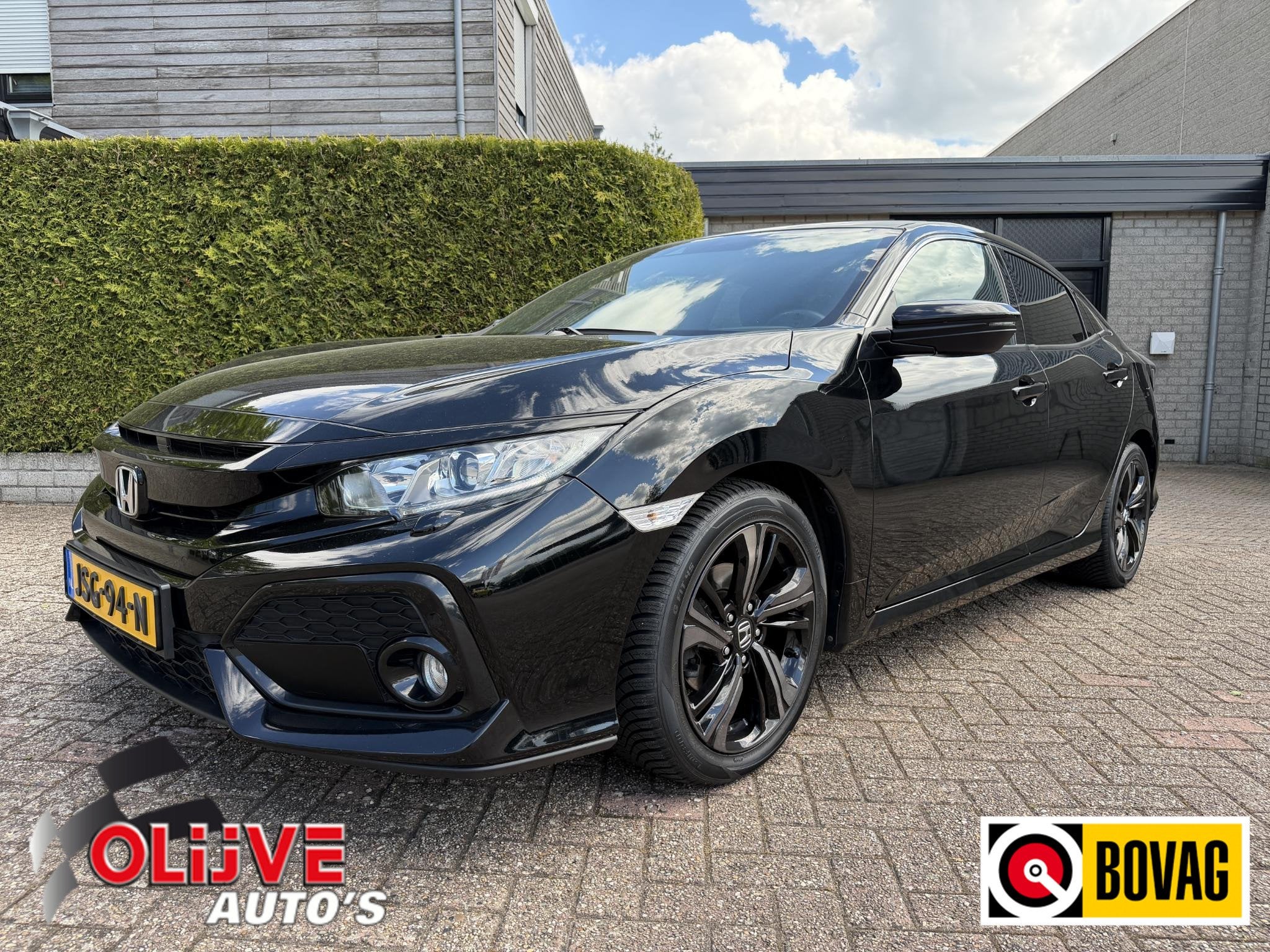 Honda Civic 1.0 i-VTEC Elegance*Navi*ECC*PDC*Carplay*Camera, Auto's, Stof, Gebruikt, Euro 6, Bedrijf