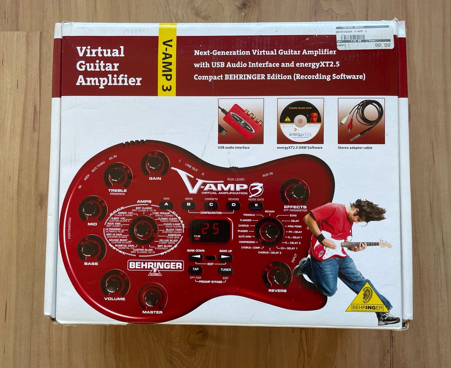 Behringer V-AMP 3 Virtuele Gitaarversterker 🤘🏼🎸, Ophalen of Verzenden, Zo goed als nieuw, Chorus