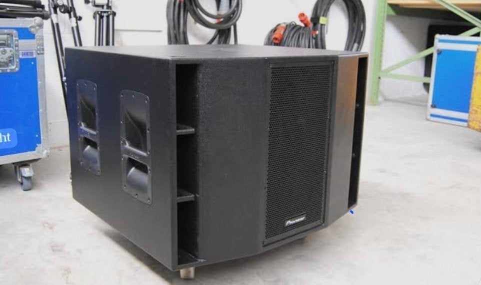 Pioneer XPRS 215S Dubbele 15 inch Hoorngeladen Subwoofer, Ophalen of Verzenden