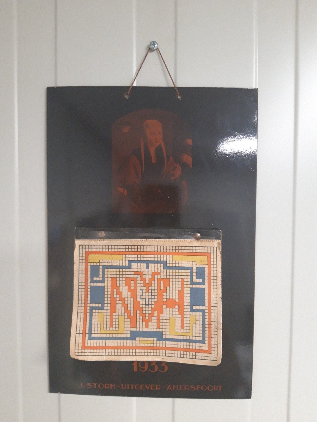 Oude / antieke J.storm kalender 1933, Antiek en Kunst, Ophalen of Verzenden