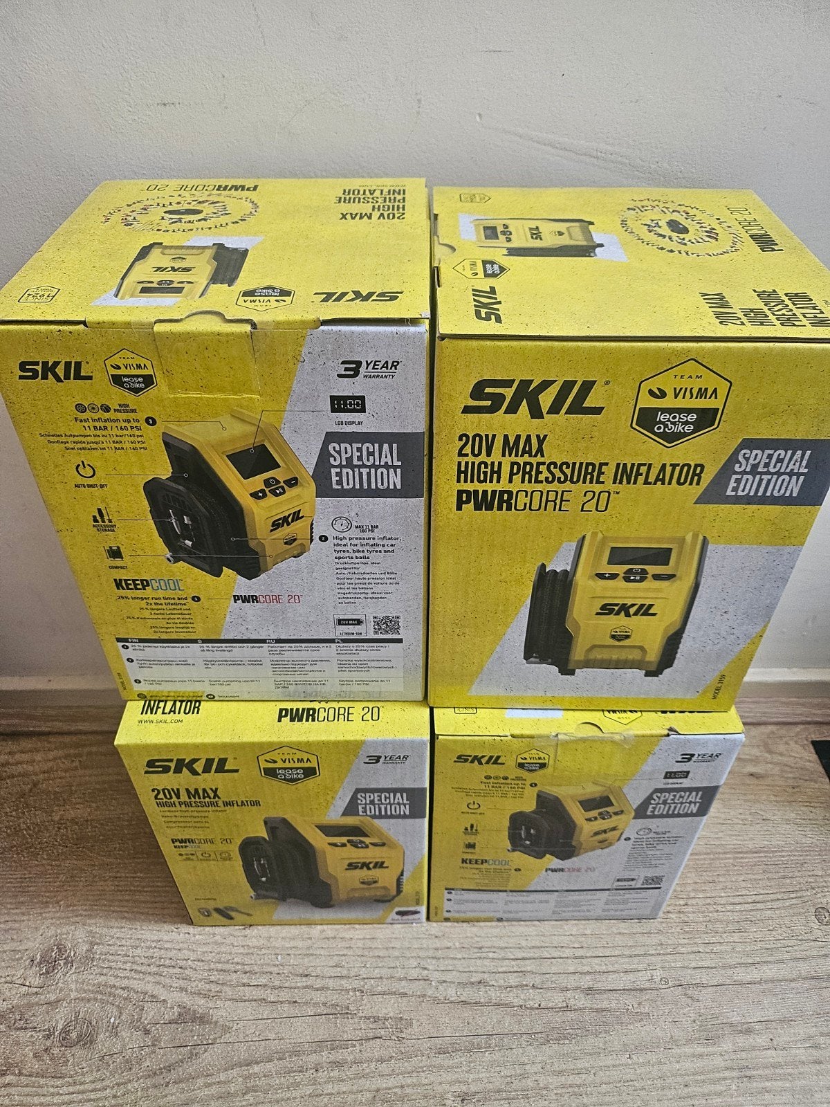 Skil 20v accu compressor 3159VL, 6 tot 10 bar, Nieuw, Ophalen of Verzenden, Minder dan 200 liter/min
