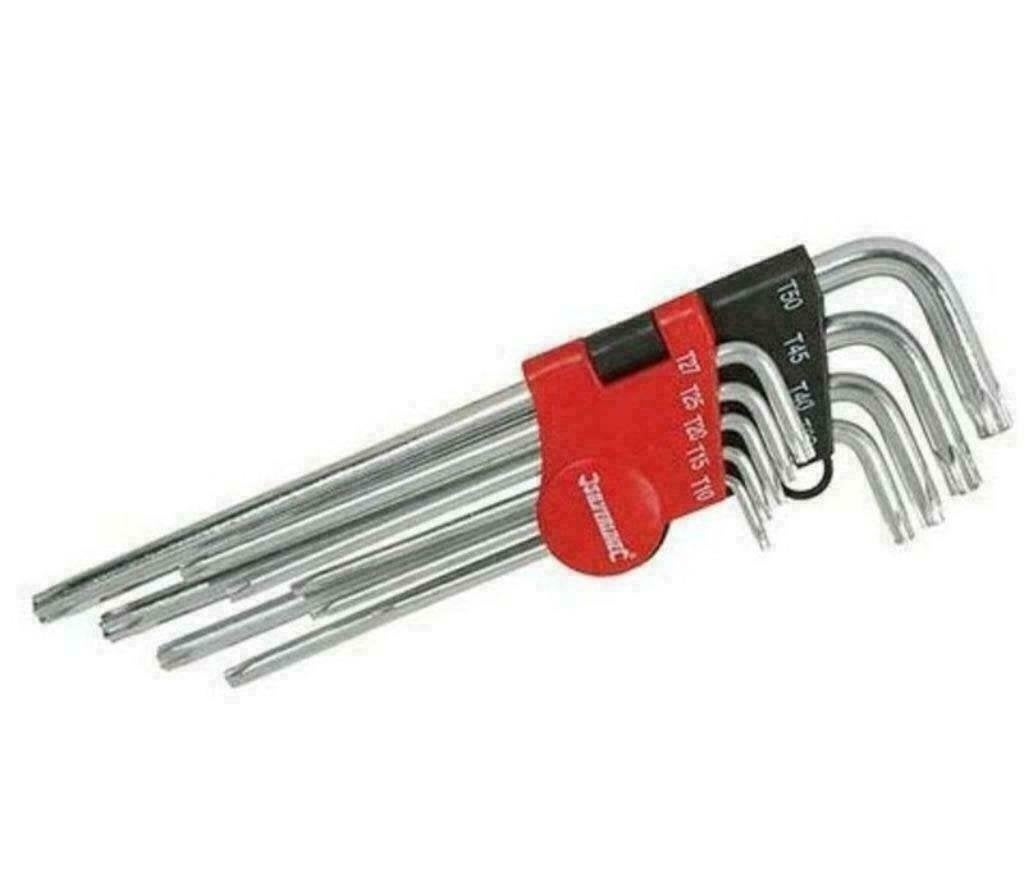 torx set 9-DELIGE T10-T50 SLEUTEL SET, EXPERT, Ophalen of Verzenden, Nieuw