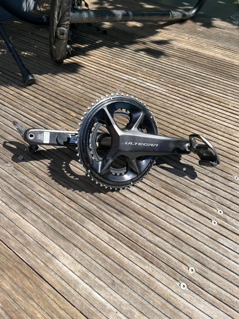 Ultegra R8100 crankset + Stages vermogensmeter, Ophalen of Verzenden, Zo goed als nieuw